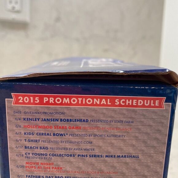 Los Angeles Dodgers Kenley Jansen‎ #74 Pitcher Bobblehead Statue Figurine 2015 - Picture 8 of 9